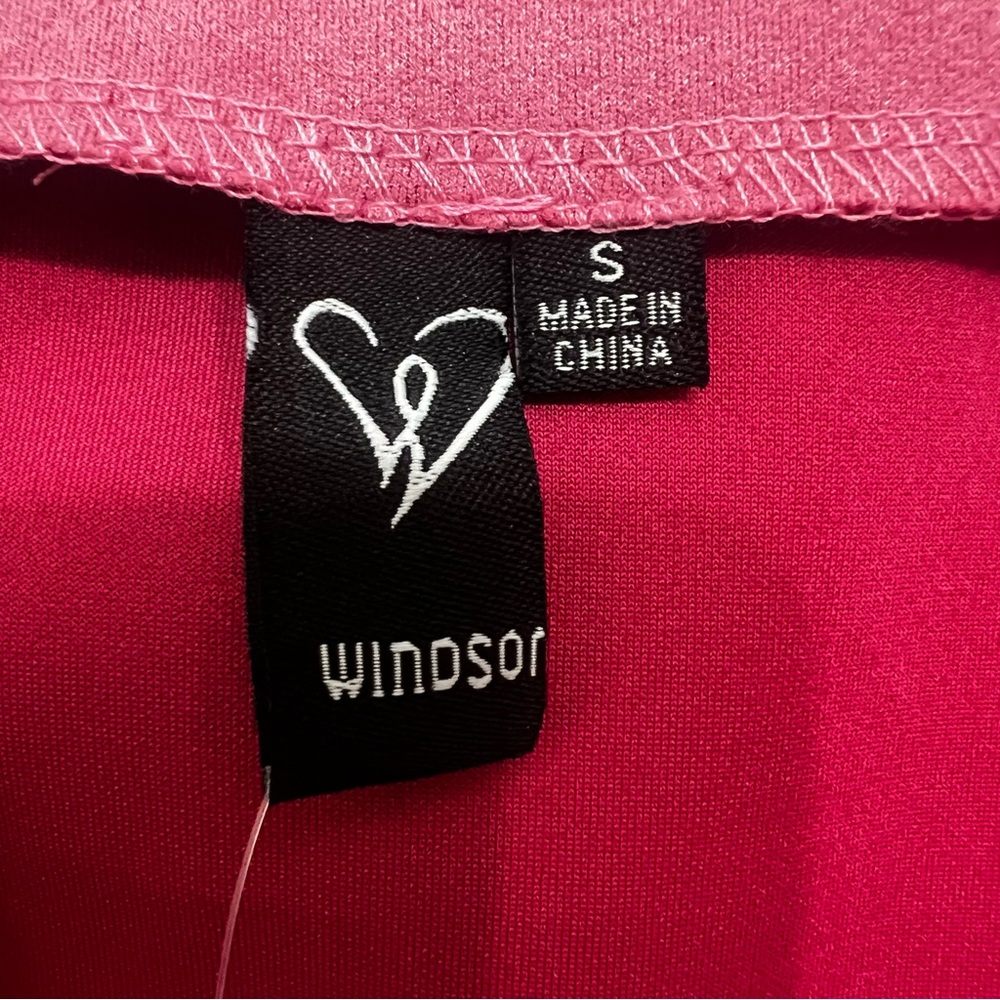 Windsor Small Pink Faux Suede Cowgirl Chic Festival Fringe Western Mini Skirt - Picture 7 of 11
